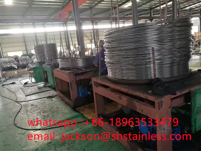 304 316L Rustfrit stål kapillar spiralrør leverandører fra Kina