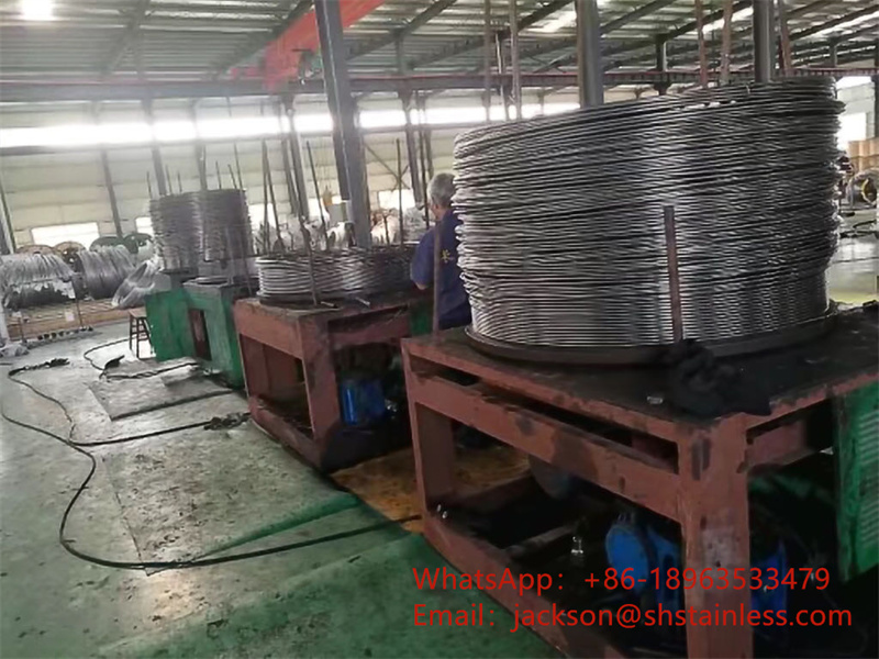 Cold Rolled Tp 347 Coiled Stainless Tube 9.52 * 1.24mm