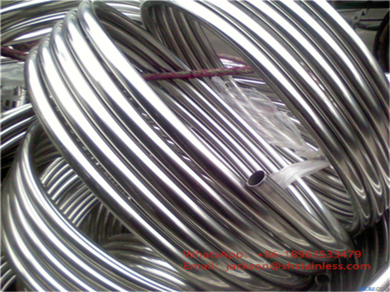 2507 8*1 mm Paslanmaz çelik kılcal bobin borusu