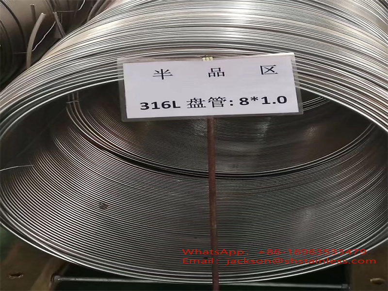 316L Stainless steel coiled tubing manifattur fiċ-Ċina