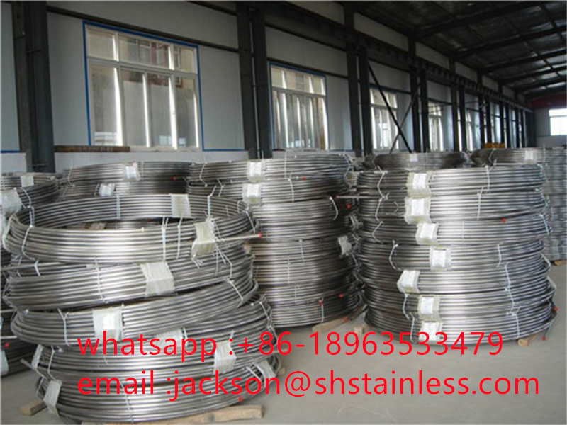 304 at 316 SS capillary Coil Tubes supplier sa china chemical component