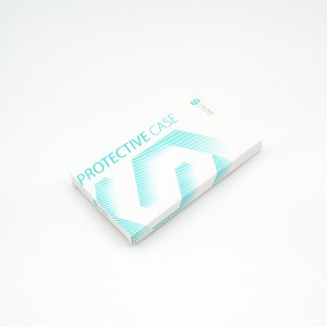 Caja de papel de cartón blanco de lujo personalizada para cosméticos para el cuidado de la piel para producción electrónica caja de embalaje caja de embalaje ecológica