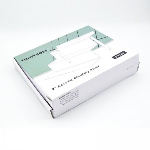 Caixa de cor de embalaxe ondulada Impresión de logotipos caixa de tres capas caixa de foso de regalo personalizado caixa de papel de fosa de xoguetes caixa sólida personalizada venda directa de fábrica