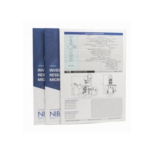 Folleto de folleto plegable de impresión offset personalizado manual de instrucciones