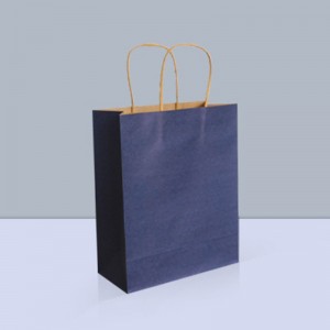 Wholesale Printing Recyclable Custom Kraft paper bag nga gihimo sa machine customizable