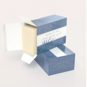 Опаковъчна кутия с печат от бял картон Прозрачна хартиена кутия за отваряне на прозореца Печат на цветна кутия Печат на сгъваеми опаковки Кутия за сапун
