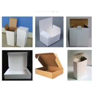 Özel Ürün Ambalajı Küçük Düz Beyaz Karton Kutu Ambalajı