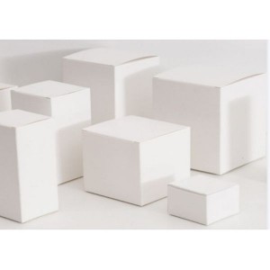 Embalatge de productes personalitzats Embalatge de caixa de cartró blanca petita