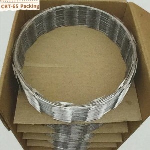 Razwa fil fil CBT-65 razwa lam cho plonje galvanised