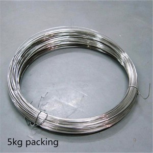Pocinkana železna žica, konstrukcija, vezna vezalna žica