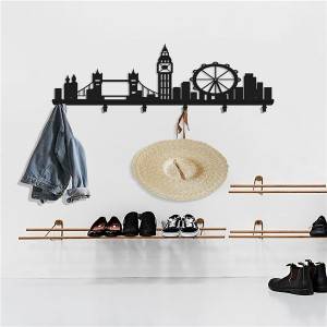 LONDON modern wall mounted coat rack