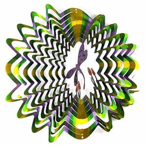 Garden Ornaments Multi-colored Wind Spinner Laser cut Wind Spinners Hanging Wind Spinner