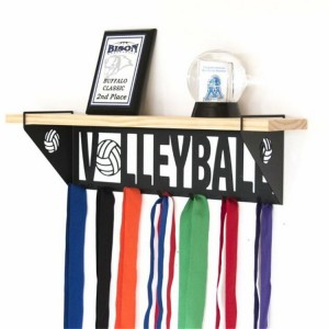 Decorative Wall shelf with hangers for trophy and medals Trophy stand Medal holder