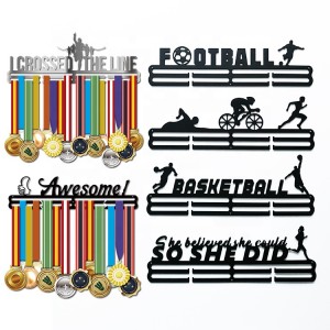 Sport medal hanger Race bib holder Medal display rack