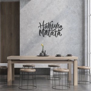：Hakuna Matata Metal Wall Art Home Decor Living Room Decoration Customized Metal Wall Decor