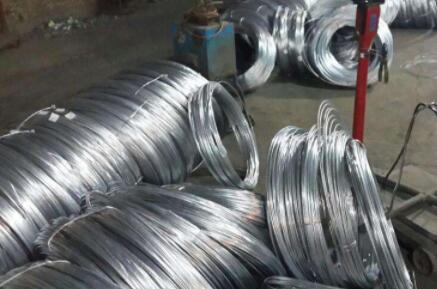 Drawing method of large coil galvanized wire