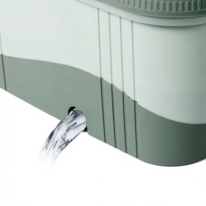Novi dizajn Čarobna centrifugalna ručna presa od mikrovlakana Lako rotirajuća podna ravna, 360 okretaja mop za čišćenje Set žlica