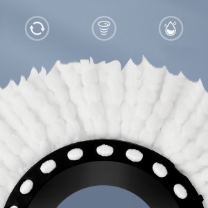 Didmeninė prekyba buitinės valymo šluostės drėgnoms ir sausoms grindims mikropluošto 360 sukasi šluoste su kibiru