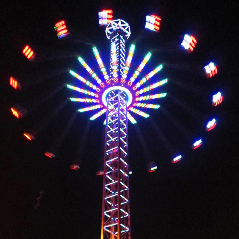 Amusement Park Rides Flying Tower ក្រុមហ៊ុនផលិត Sky Tower Ride