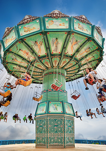 Amusement Park Rides Luxury Flying Chair valmistajan Swing Chair Ride
