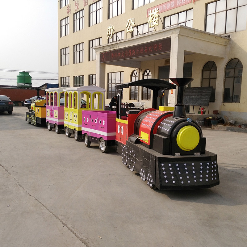 Ang Amusement Park Nagsakay sa Dakong Tourist Battery Trackless Train Ride