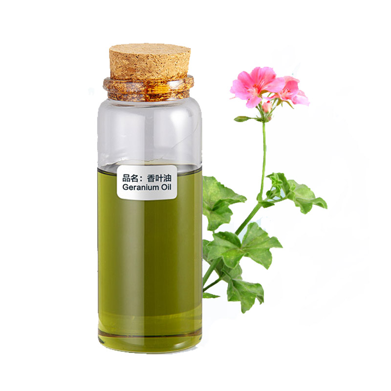 100% Pure Natural Parfum Héich Qualitéit therapeutica Grad Geranium Essential Oil Featured Image