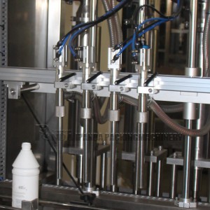 I-Automatic Liquid Hand Sanitizer Gravity Overflow Bottle Filling Capping Machine
