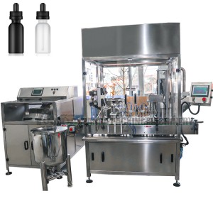 Atomatik 10ml 15ml 30ml E-Liquid Dropper Bottle Filling Machine