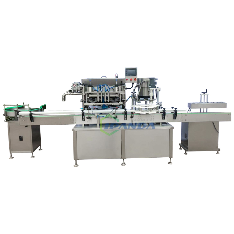 Автоматична производствена линия на машина за пълнене на сладко от сос и майонеза Представено изображение