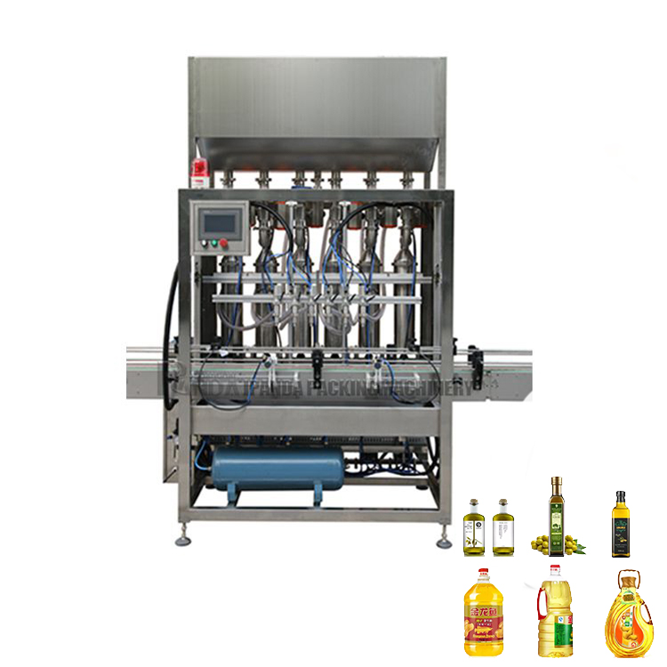 Automatic Edible Vegetable Cooking Oil Bottle Filler Palm Oil Filling Machine ຮູບພາບທີ່ໂດດເດັ່ນ