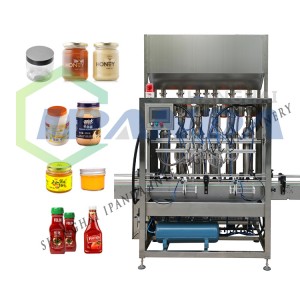Automatisk sauce marmelade mayonnaise påfyldningsmaskine produktionslinje