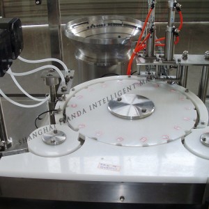 Automatisk hætteglasflaske pulver væskepåfyldningsmaskine