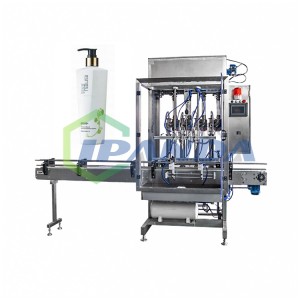 Akpa sanitizer hand sanitizer gel 6 nozzles filling capping machine