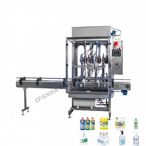 Automatyczna maszyna do napełniania i zamykania opakowań typu liniowego 1000 ml płynu / kremu / balsamu / kosmetyku / szamponu