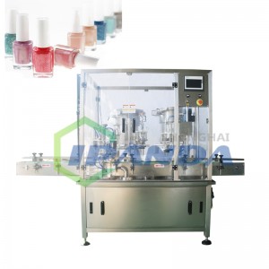Automatic Nail Gel Polish Filling Capping Labeling Machine Line