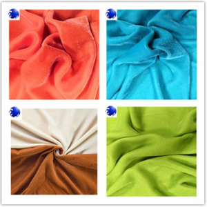 Grossist 100% polyester varp stickad mikro sammet Gradient burnout klädsel sofftyg