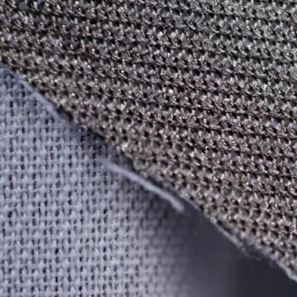 Сребрна и природна памучна ЕМИ заштитна тканина