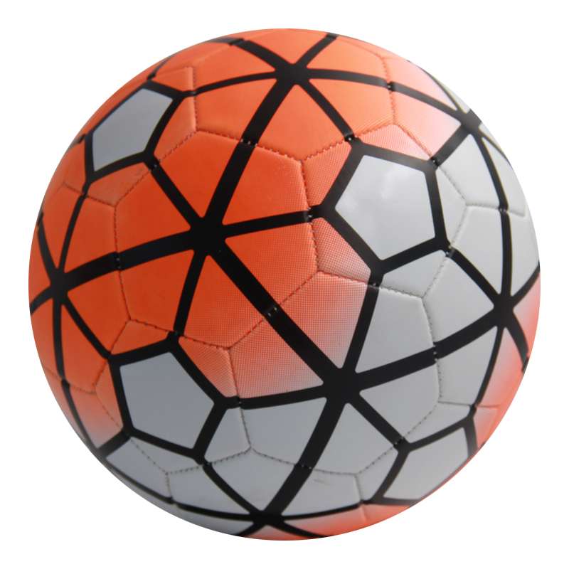 Grosir Soccerballs promosi borongan bal-balan adat sembarang ukuran pola werna ukuran standar dicithak bal bal kanggo olahraga