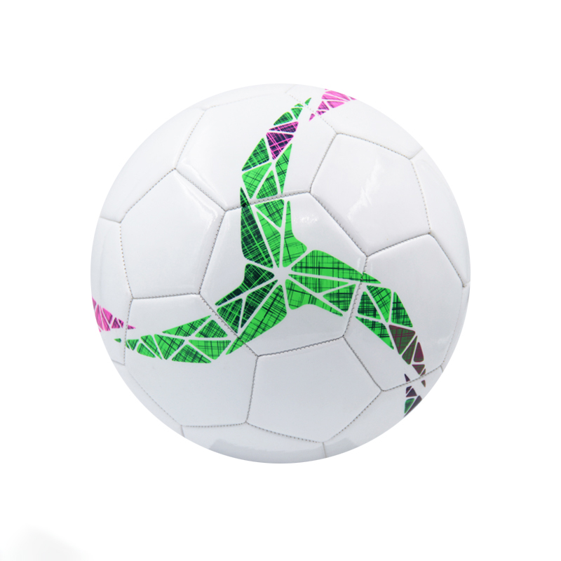 Ballon de football fait de la taille 5 du football de PVC de match de formation pour la formation de sports