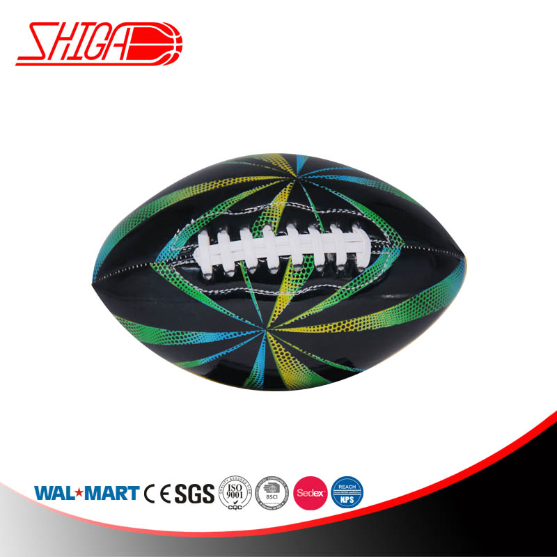Piłka do futbolu amerykańskiego / rugby – pianka PVC, szyta maszynowo