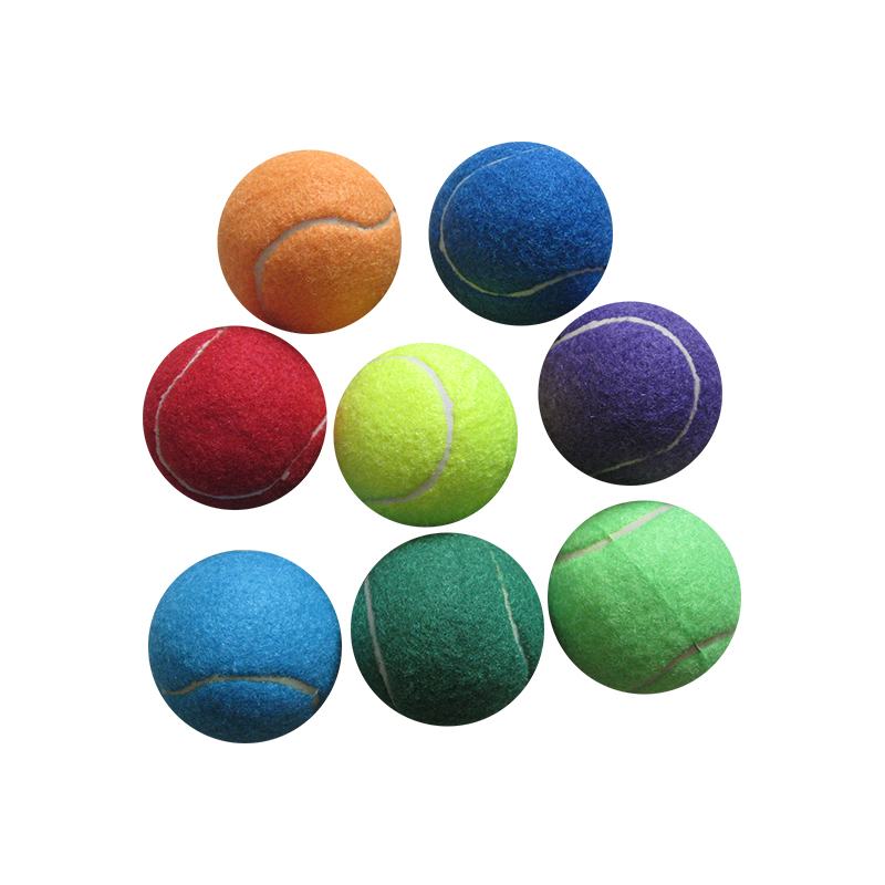 Balles de pratique d'entraînement de balle de Tennis en caoutchouc de laine pour joueur novice