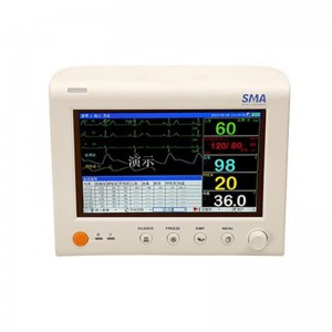 Monitor medis SM-7M(11M) 6 parameter bed pasien monitor