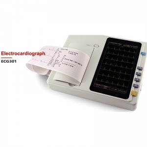 Máquina de ECG SM-301 Dispositivo de ECG portátil de 3 canais
