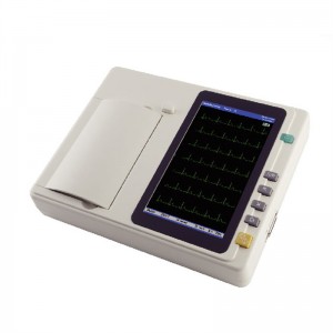 Elektrokardiograf SM-601 6-kanals bærbar EKG-maskin