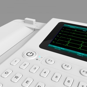 Elektrokardiograma ECG 12 pist SM-1201 EKG-maŝino