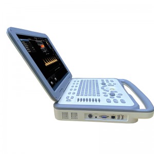 Mesin ultrasound portabel M61 sistem diagnostik doppler warna pikeun scanner notebook ultrasonik