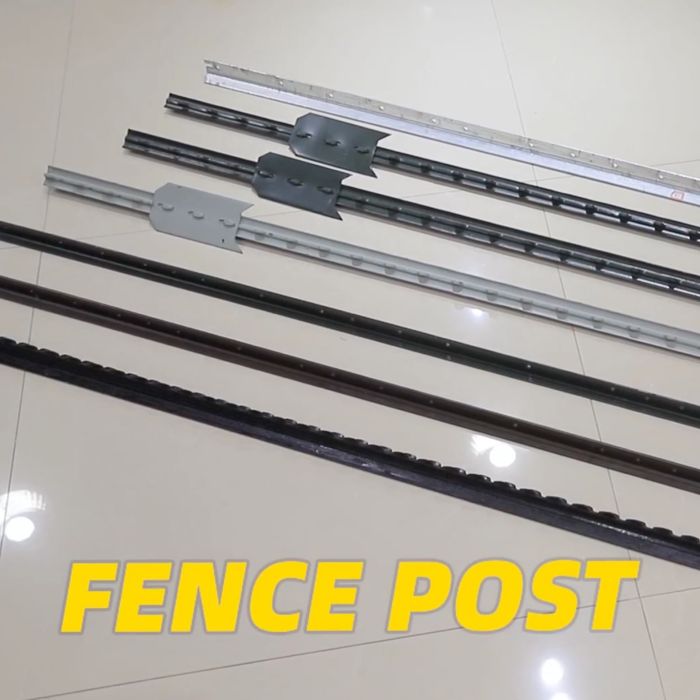 Studded Steel T Fence Post maka Waya fencing