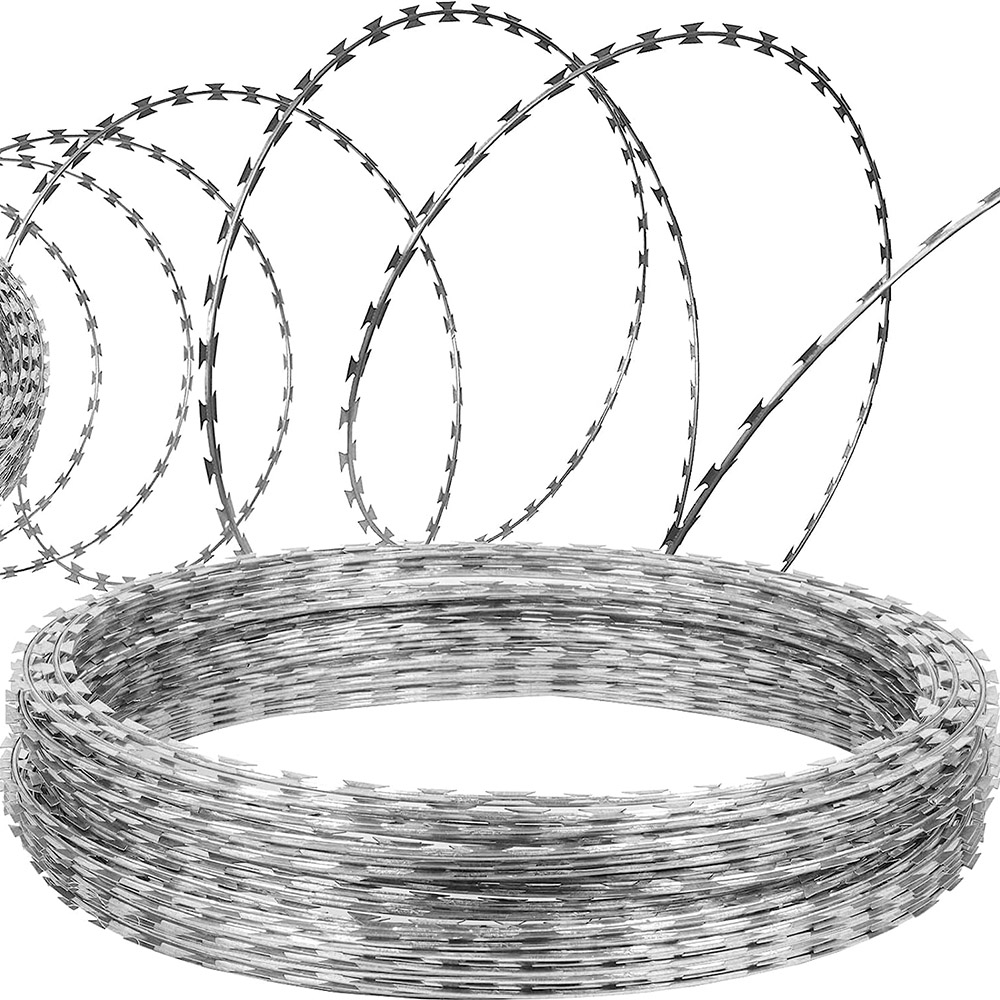 Челична галванизирана бодликава жица за заштитна ограда