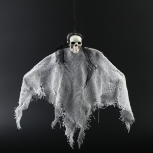Decoració penjant d'esquelet de terror ecològica per a la festa de Halloween