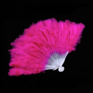 Cheap sale high quality Foldable hand turkey Feather Fans